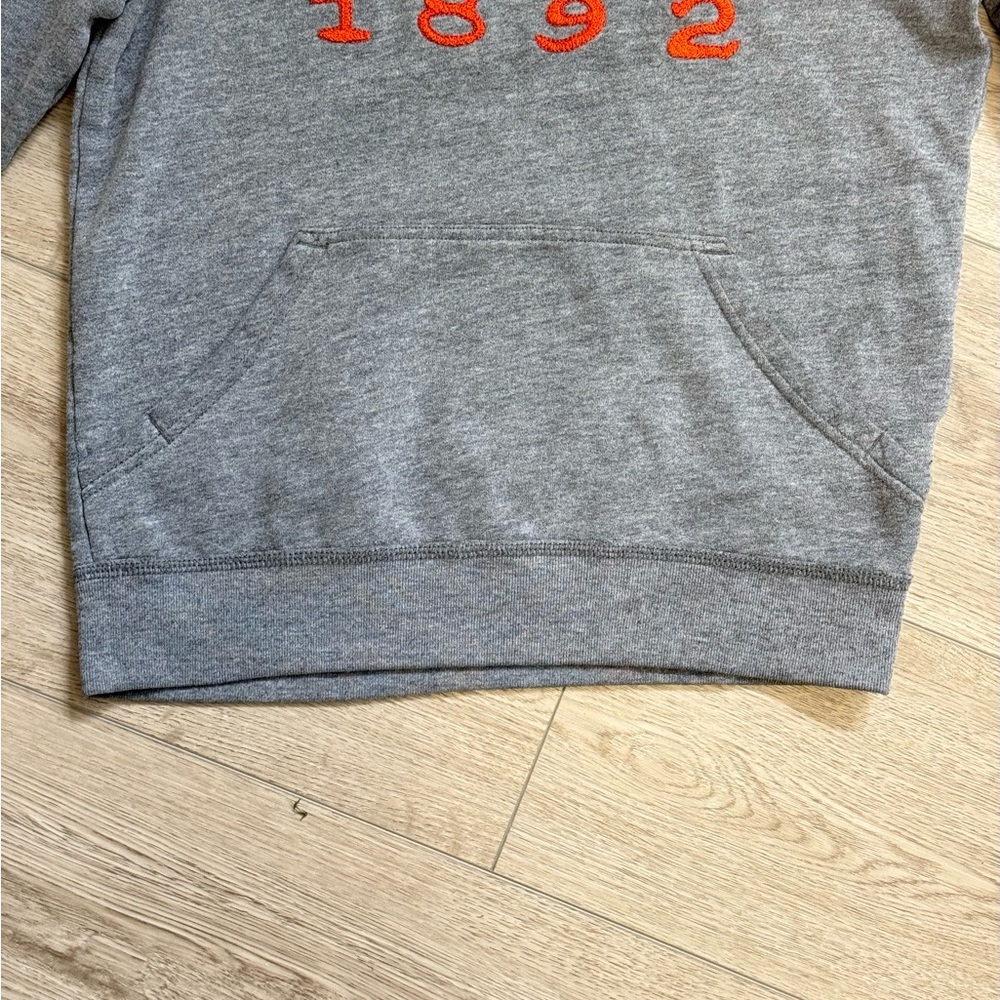 Abercrombie & Fitch Kids Gray Hoodie with Orange A&F Logo - Picture 6 of 8